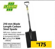 Lasher 210mm Blade Length Carbon Steel Spade 660mm