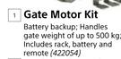 Gate Motor Kit