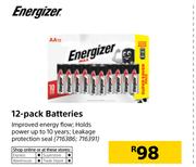 Energizer 12 Pack Batteries 