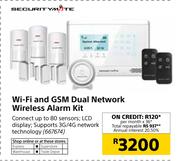 Security Mate Wi-Fi And GSM Dual Network Wireless Alarm Kit