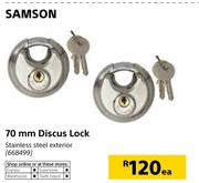 Samson 70mm Discus Lock-Each