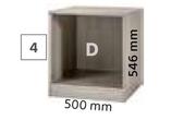 Cabinet Range 546mm x 500mm x 566mm