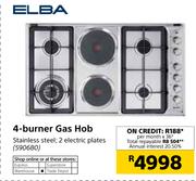 Elba 4-Burner Gas Hob