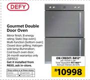 Defy Gourmet Double Door Oven