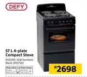 Defy 57 Ltr 4-Plate Compact Stove DSS509