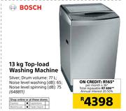 Bosch 13Kg Top Load Washing Machine
