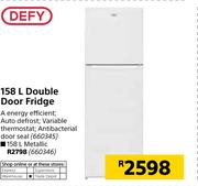 Defy 158 Ltr Metallic Double Door Fridge