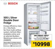Bosch 505 Ltr Silver Double Door Fridge