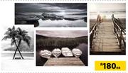 Designhouse Boats Or Pier Canvases 650mm X 450mm-Each