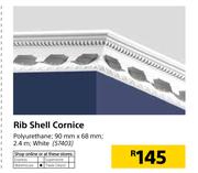 Rib Shell Cornice-90mm X 68mm