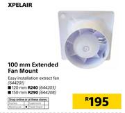 Xpelair 100mm Extended Fan Mount