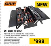 Grip 86 Piece Tool Kit 
