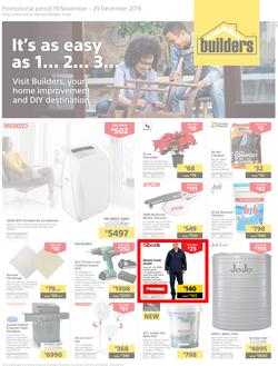 Builders Inland : It's As Easy As 1... 2... 3... (19 Nov - 29 Dec 2019), page 1