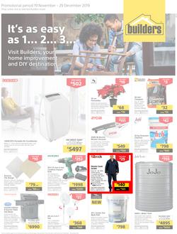 Builders Inland : It's As Easy As 1... 2... 3... (19 Nov - 29 Dec 2019), page 1