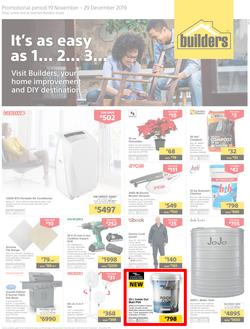 Builders Inland : It's As Easy As 1... 2... 3... (19 Nov - 29 Dec 2019), page 1