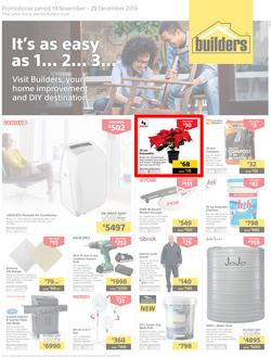 Builders Inland : It's As Easy As 1... 2... 3... (19 Nov - 29 Dec 2019), page 1