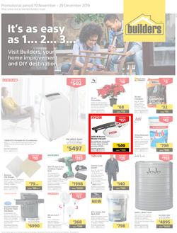 Builders Inland : It's As Easy As 1... 2... 3... (19 Nov - 29 Dec 2019), page 1