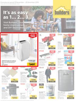 Builders Inland : It's As Easy As 1... 2... 3... (19 Nov - 29 Dec 2019), page 1