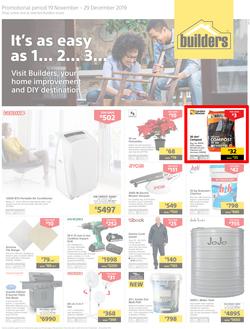 Builders Inland : It's As Easy As 1... 2... 3... (19 Nov - 29 Dec 2019), page 1