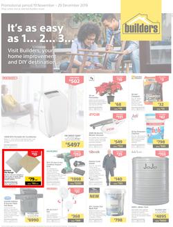 Builders Inland : It's As Easy As 1... 2... 3... (19 Nov - 29 Dec 2019), page 1