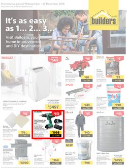 Builders Inland : It's As Easy As 1... 2... 3... (19 Nov - 29 Dec 2019), page 1