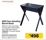 Megamaster 600 Free Standing Barrel Braai