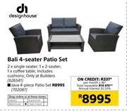 Designhouse Bali 4-Seater Patio Set