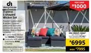 Designhouse Umbrella With Wood Look Frame