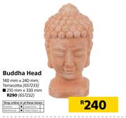Buddha Head 140mm X 240mm Terracotta