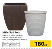 Nikie/Toti Pots-Each