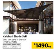 Kalahari Shade Sail 5m X 5m-Each