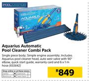 Pool Master Aquarius Automatic Pool Cleaner Combi Pack