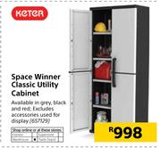Keter Space Winner Classic Utility Cabinet