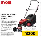 Ryobi 140cc 4800mm Petrol Lawn Mower