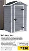 Keter 4 x 3 Manor Shed