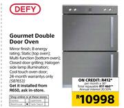 Defy Gourmet Double Door Oven