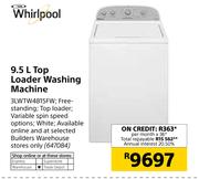 Whirlpool 9.5Ltr Top Loader Washing Machine
