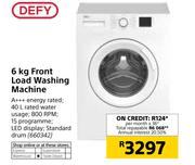 Defy 6Kg Front Load Washing Machine