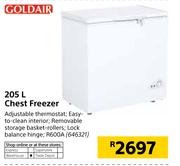 Goldair 205Ltr Chest Freezer