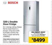 Bosch 320Ltr Double Door Fridge