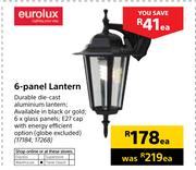 Eurolux 6 Panel Lantern-Each