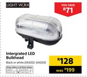 Light Worx Integrated LED Bulkhead