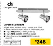 Designhouse 1-Light 20W Chrome Spotlight