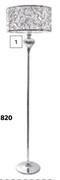 Bright Star Chrome Standing Lamp