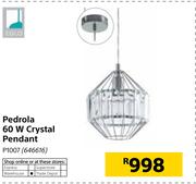 Eglo Pedrola 60W Crystal Pendant P1007