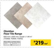 Obsidian Floor Tile Range 600mm X 600mm-Per Sqm