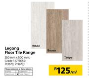 Legong Floor Tile Range 250mm X 500mm-Per Sqm