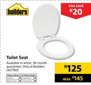 Builders Toilet Seat