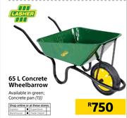 Lasher 65L Concrete Wheelbarrow