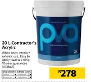 20L Contractor's Acrylic